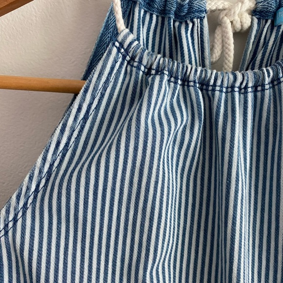 Navy and white vertical stripe J. McLaughlin dress - Picture 5 of 5